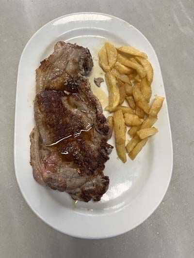 Entrecot con patatas