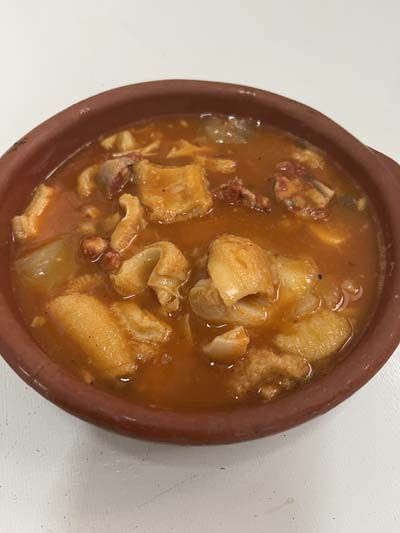 Callos con chorizo