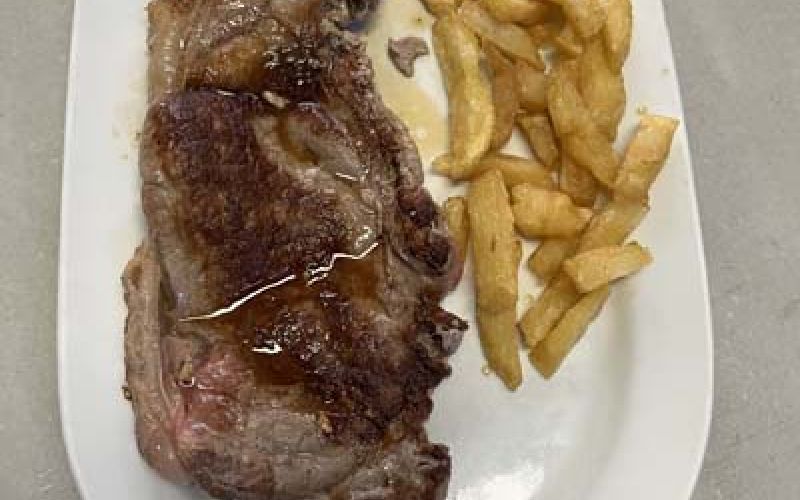 Entrecot con patatas