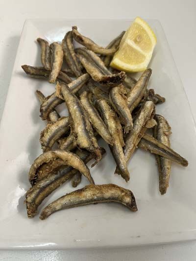 Anchoas fritas